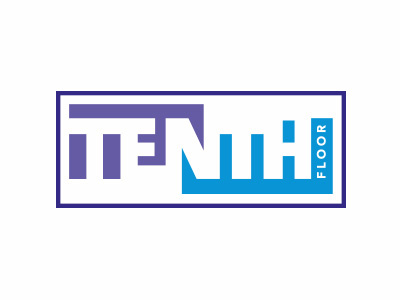 Tenth Floor branding color design identity logo