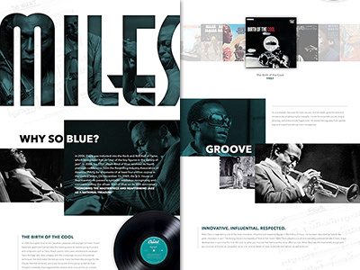 Inspiration Series #1 design entertainment layout mock up music photoshop web web design website