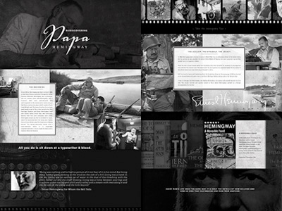 Inspiration Series #3 black and white design inspiration layout mock up photoshop web design website