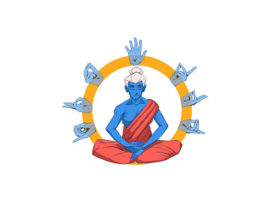 Bhairava Mudra a yoga form.