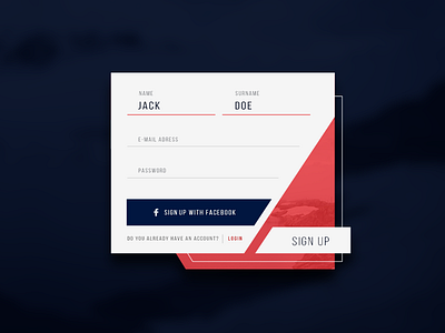 #001 //  Signup Form