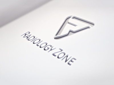 GE Healthcare Radiology Zone Logo design flat health logo minimal radiology website zone