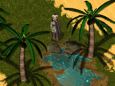 Old Game desert game oasis rpg sphere sprite water