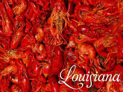 Louisiana crawdad crawfish food louisiana red