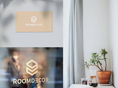 Roomdecor branding design logo poland typography