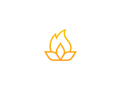 INN Graphic bush fire flame graphic hebrew icon jewish logo
