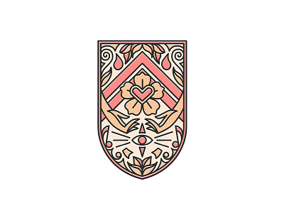 Family Crest badge color crest family crest graphic icon logo shield symbol