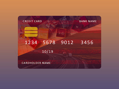 Credit Card 002 @daily ui credit card dailyui design form дизайн