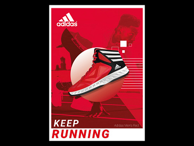 Adidas Poster Design - Just Practice :) adidas banner design design poster challenge poster design
