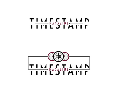 Timestamp Magazine Logo flat logodesign magazine logo minimal logo news logo timestamp
