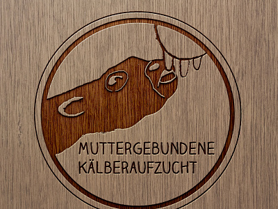 Logo design agriculture calf rearing logo design mother bound sustainability