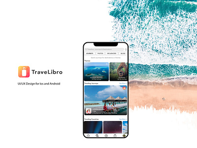 TraveLibro APP design app design icon planner travel type ui ux web website