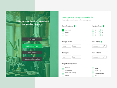 Matching tenants and landlords apartment landlord matching tenant web app