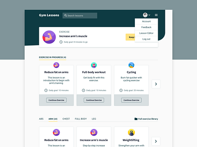 E-learning Dashboard