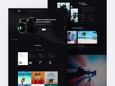 Camera Landing page