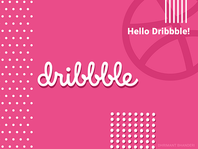 Hello Dribbble branding design illustration logo