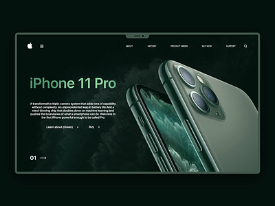 iphone 11 pro Web Design