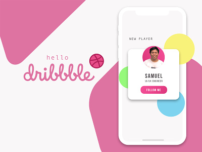 Hello Dribbble, I'm Samuel! firstshot hellodribbble uidesign uiux
