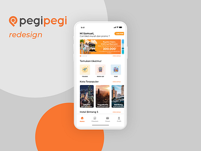 PegiPegi Mobile Redesign - Homepage design ios iphone mobile pegipegi ticket travel ui ui design uiux