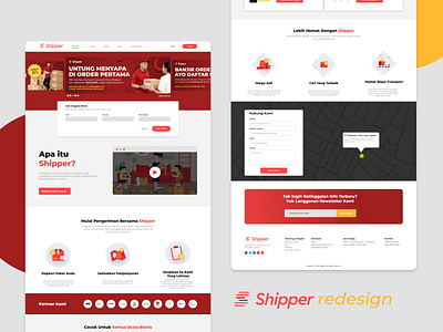 Redesign Shipper - Homepage