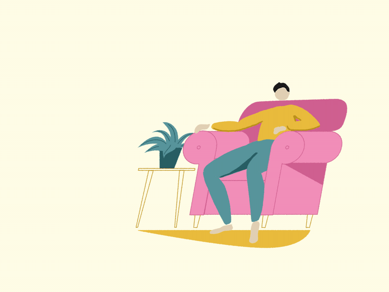 Weekend flash cel character illustration animate after effects animation photoshop