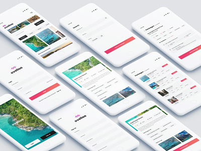 Travel app " Ovelloo " - discover the undiscovered android app booking branding city guide concept design icon illustrator ios iphone isometric logo minimal photoshop travel app typography ui ui ux design ux