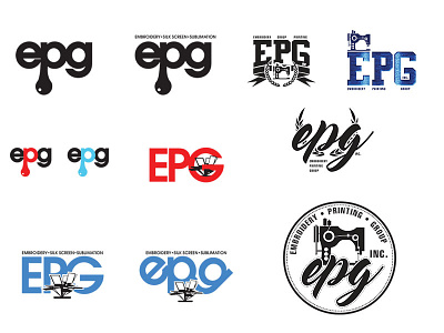 EPG adobe illustrator branding graphic design logo logodesign