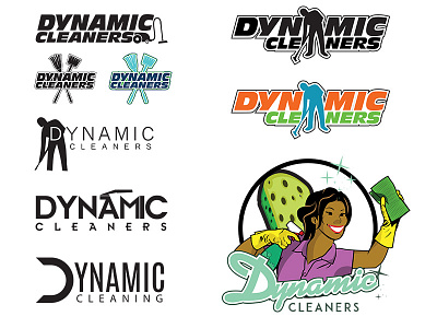 Dynamic Cleaners adobe illustrator branding graphic design logo logodesign photoshop