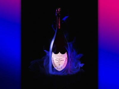 Dom Perignon art adobehiddentreasures advert advertising advertising agency advertising campaign advertising design advertising flyer app artwork blue branding design domperignon fire mockup pink product socialmedia socialmediamarketing ui