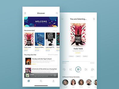 Ebook Listening App Design Project