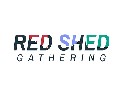 Red Shed Gathering logo branding design logo vector web