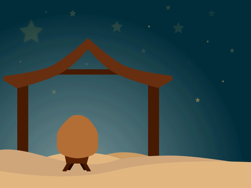 Nativity 2019 animation branding cartoon christmas christmas gif christmas tree design gif happy new year illustration jesus christ logo nativity santa ui