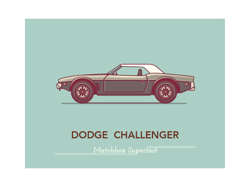 Dodge Challenger Matchbox Superfast