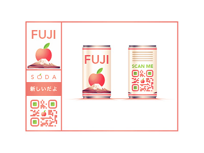 Fuji Soda goes QR