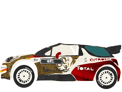 Citroen Ds3 WRC citroen ds3 illustration wrc