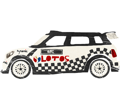 Mini cooper WRC cars illustration mini cooper wrc