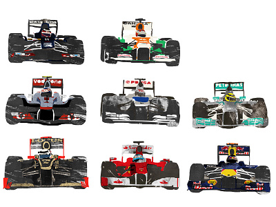 Rough draft of formula one print