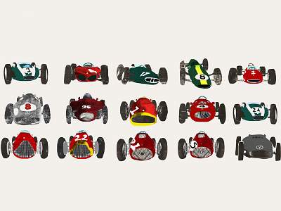 formula one champions - rough 1 cars champions collage design digital formula illustration