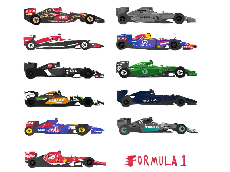 f1 2014 cars