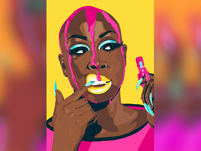 Bob the Drag Queen (Personal Project) 2d adobe photoshop art character colour colourful design drag drag queens drawing graphic design illustration illustrator inspiration poster procreate series vibrant