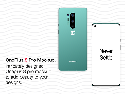 Oneplus 8 pro mockup.