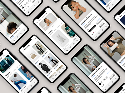 Zara App Redesign fashion figma redesign ui ux zara