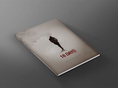 18 Days book cover design book helvetica kindle minimal novel spinetingler