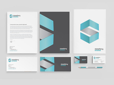 Stoneferry Branding branding mockup stationary