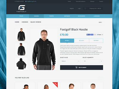 Sportswear eCommerce Site