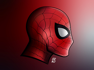 Spider-Man illustration. adobe cardiff disney homecoming illustration illustrator marvel mcu red south wales spider man spiderman wales
