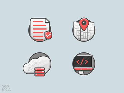 Website Services Icons