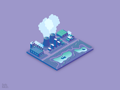 Isometric Industrial Buildings