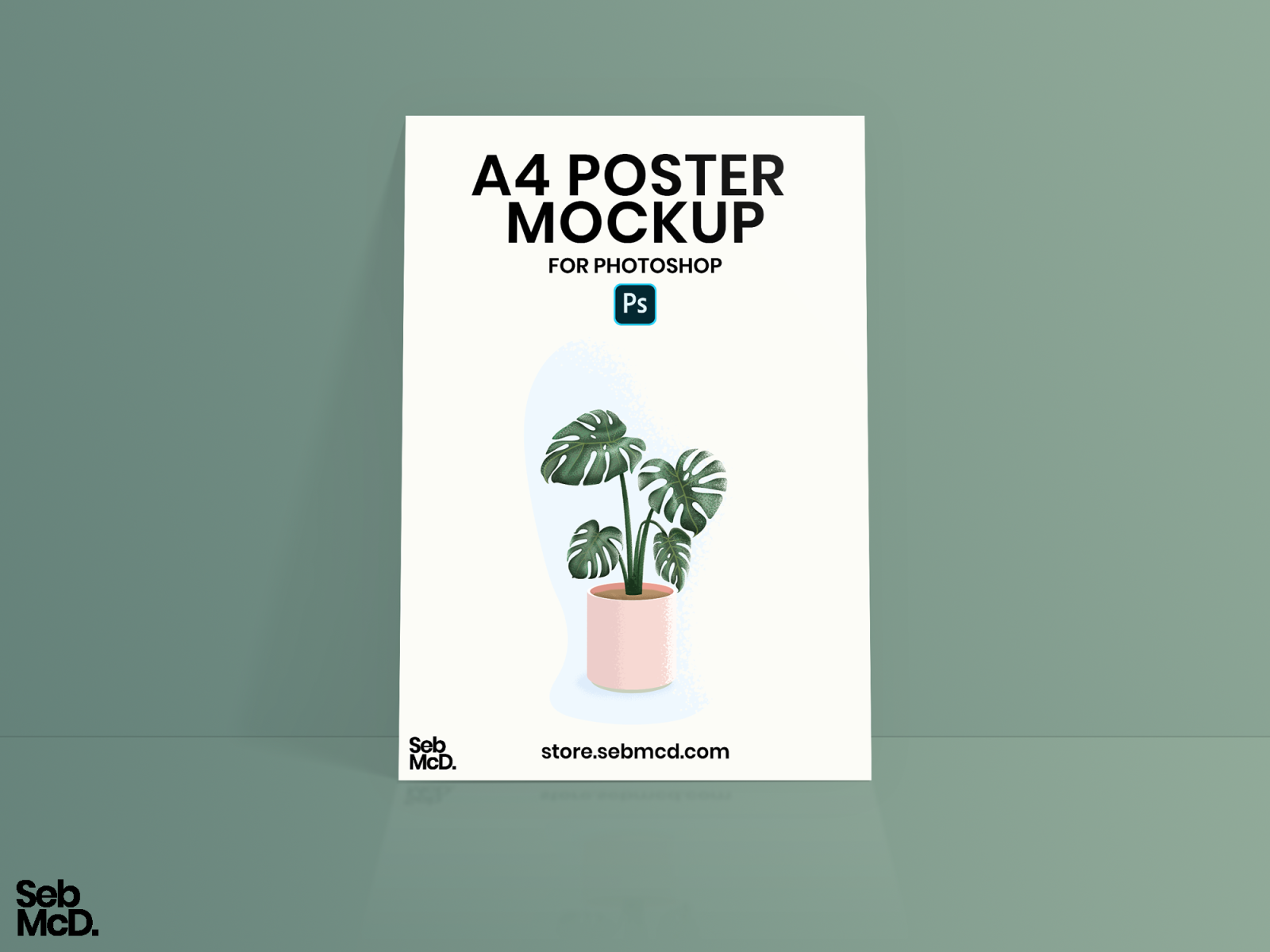 Poster Mockup For Photoshop By Seb On Dribbble