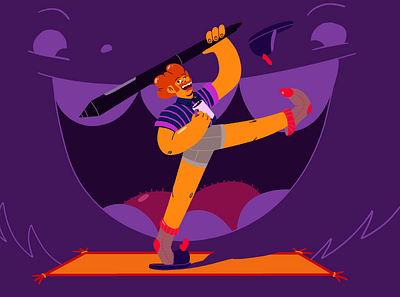 My little craziness at home) abstract adobe photoshop animation artwork character design design drawing dribbble illustraion illustration